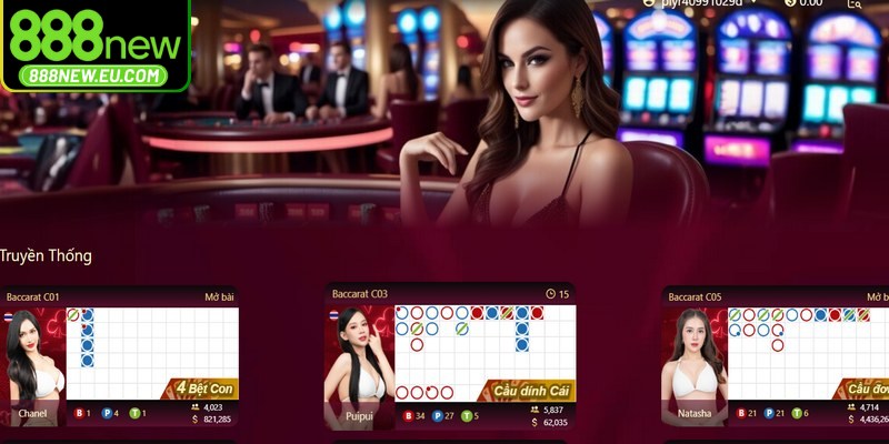 Các trò chơi hot tại Live Casino 888NEW