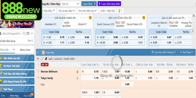 Các trò chơi thể thao nổi bật tại 888NEW